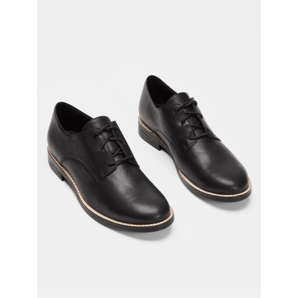 Eileen Fisher Milo Leather Oxford Size 8